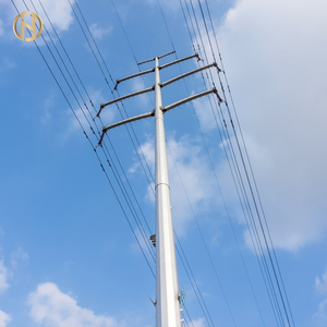 35FT 40FT 45FT ha galvanizzato la linea di trasmissione ottagonale acciaio palo di energia elettrica palo con il gradino di arrampicata - Product Image 6