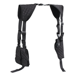 Universal Shoulder Holster Nylon Double Magazine Concealed Tactical Outdoor Sports Breathable Black - Product Image 4
