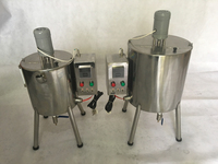 Machine de remplissage avec mélange chauffant, petit liquide épais, pâte chocolat, crème lave-vaisselle, rouge à lèvres, appareil de remplissage, ml