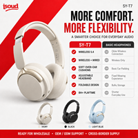 Model Baru 2026 untuk Headset Over-Ear 5.4 Bass Berat Suara Surround 360 Derajat Pembatalan Kebisingan Aktif Pilihan Kustomisasi Earphone