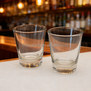 Personalizzare Personalizzare Bicchieri di Vetro con Logo 1.5oz 50ml Shot Glass Logo personalizzato Vodka spirito tazza di vetro - Product Image 4