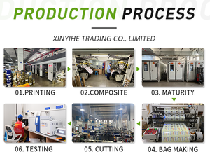 Sachet d'emballage refermable pour collations, imprimé en gravure, résistant à l'humidité, avec fenêtre, pour noix, chips et fruits secs - Product Image 6