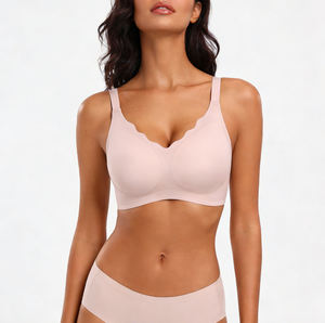 <span class=keywords><strong>Soutien</strong></span>-<span class=keywords><strong>Gorge</strong></span> sans Armature Effet Gel, Couvrance Totale, sans Couture <span class=keywords><strong>pour</strong></span> Femmes Grandes Tailles, <span class=keywords><strong>Soutien</strong></span> Confortable <span class=keywords><strong>pour</strong></span> Poitrine Généreuse - Product Image 4