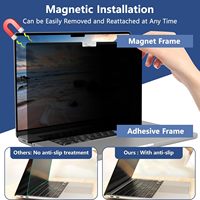 Protector de Pantalla Magnético de PET Suave LX Tech para MacBook Pro de 14.2 Pulgadas 2022, Protección de 360 Grados, Removible, Anti-Espía