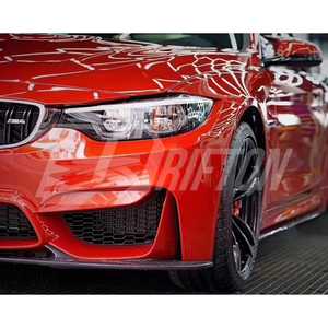 Divisor frontal de fibra de carbono seco estilo 3D para BMW M3 M4 F80 F82 F83 2014-2020 - Product Image 3