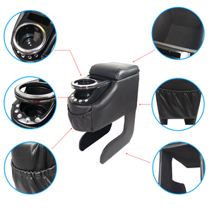 Consola de Reposabrazos Carfu AC-486 de ABS y Cuero PVC con Portavasos para Auto - Accesorio Interior para Auto, Gran Venta <span class=keywords><strong>2021</strong></span> - Product Image 3