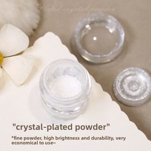 Haute qualité ongles Aurora sirène Chrome Pigment <span class=keywords><strong>poudre</strong></span> cristal clair blanc perle magique Chrome <span class=keywords><strong>poudre</strong></span> pour Gel Nail Art - Product Image 4