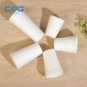 Vasos de Papel Biodegradables Certificados por FSC al por Mayor, Vasos de Papel para Café de 12oz y 16oz, Vasos de Papel Desechables - Product Image 1