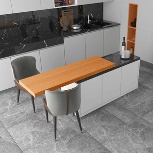 Glissière de table en aluminium B3-LC pour armoires de 600mm Capacité de charge de 40kg avec extension supplémentaire Chemin anodisé pour cuisine - Product Image 1