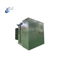 Transformador Daelim de 500 kVA, 60 Hz, Trifásico, Montaje en Plataforma, Estructura de Bobina Toroidal, 12.5/7.2 kV, 120-208 V, para Uso Industrial