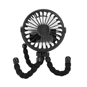 Ventilador de mano Octopus, ventilador para cochecito de bebé, ventilador de escritorio para dormitorio u oficina, recargable, plegable, mini ventilador eléctrico portátil - Product Image 1