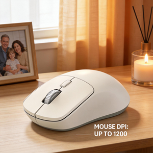 Ergonomic Silent Bluetooth Dual Mode <b>Wireless</b> Keyboard Mouse Combo Rechargeable for Laptop Desktop <b>PC</b> Mac Office Home Use - Product Image 3