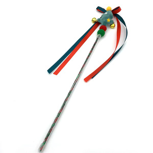 Jouets interactifs de baguette de <span class=keywords><strong>chat</strong></span> de Noël Offre Spéciale, <span class=keywords><strong>ficelle</strong></span> de teaser de <span class=keywords><strong>chat</strong></span> avec la cloche pour des chatons - Product Image 5