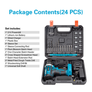 Máy khoan không dây 21V công suất lớn, máy khoan pin Lithium công nghiệp OEM, máy khoan 12V, máy khoan từ, máy khoan không dây - Product Image 6
