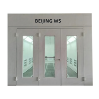 Cabine de peinture automobile sur mesure 7mx4m avec chauffage électrique, four de séchage de carrosserie, certifiée CE