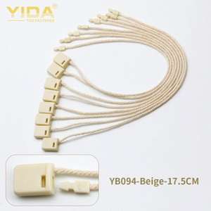 May mặc trắng treo chuỗi <span class=keywords><strong>tag</strong></span> Rope quần áo may mặc nhựa snap ốc vít treo <span class=keywords><strong>tag</strong></span> bông sợi dây thừng - Product Image 2