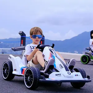 बच्चों के लिए शांत पेडल Karts जाने 12v सवारी पर कार बैटरी संचालित बिजली जाने kart के लिए वयस्क फैशन जाने बच्चों के लिए कार्ट रेसिंग छोटी गाड़ी