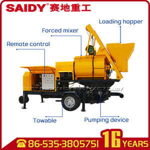 الخرسانة صب مضخة القسري خلاط تسليم مضخة SAIDY العلامة التجارية - Product Image 2