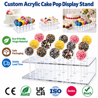 Présentoir en acrylique transparent personnalisé, support portable pour fleurs et gâteaux, présentoir en lucite poli