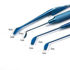 Raspador Corneano para Oftalmologia, Raspador Epitelial Corneano, Retrator de Pálpebra Corneano, Separador de Inserção de Ponta Redonda Estilo Invertido - Product Image 2