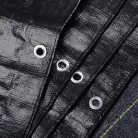 Bâche en PE imperméable en gros, bâche plastique haute résistance, pliable et réutilisable pour le stockage et l'abri en extérieur