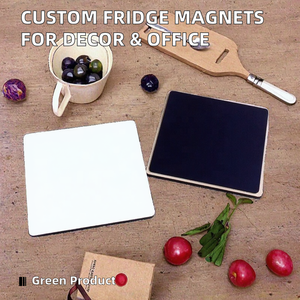 Personalizzato MDF sublimazione magnete per frigo <span class=keywords><strong>medie</strong></span> <span class=keywords><strong>dimensioni</strong></span> frigorifero quadrato per la cucina ufficio calendario scopo decorativo - Product Image 2