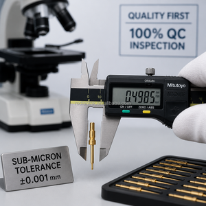 Contactos de Latón Chapados en Oro Micro-Mecanizados para Conectores de PCB de Alta Densidad - Product Image 6