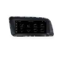 Sistema Multimedia GPS Inalámbrico con Apple CarPlay y Android Auto para Audi Q5 2009-2018, Unidad Principal con Cámara Trasera, Pantalla Táctil y Control Central