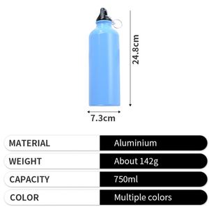 Bouteille d'eau en aluminium 2025 avec logo personnalisé, porte-clés en métal, bouteille d'eau de sport pour le cyclisme, pour la promotion - Product Image 4