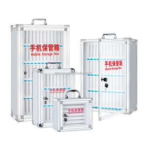 Văn phòng họp an toàn tiền gửi hộp khóa điện thoại di động Hộp lưu trữ điện thoại di động Hộp lưu trữ điện thoại Hợp kim nhôm - Product Image 1