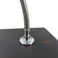 Adaptateur de support de microphone à filetage fixe D-4 5/8"-27 en métal durable, à large application dans le domaine audio