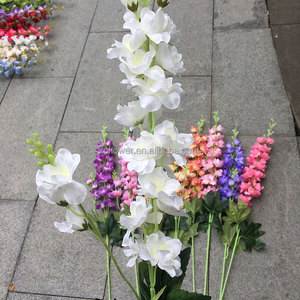 Fiori Artificiali di Alta Qualità all'Ingrosso, Delphinium Realistico al Tatto, Erba Velenosa Artificiale, Larkspur Artificiale - Product Image 6