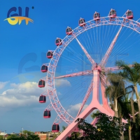 Usine chinoise fournissant directement des nouveautés : machines de fête foraine et de parc d'attractions, grandes roues de 42 m à vendre