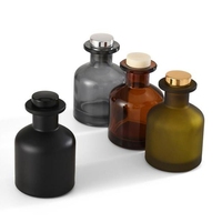 Bouteille diffuseur de parfum en verre vide avec bouchon, 50ml, 80ml, 150ml, 250ml, pour huiles essentielles