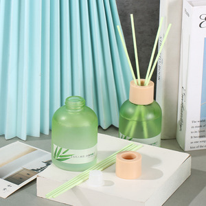 Natural Tea Bamboo Jasmine Fragrance Reed Diffuser Indoor Table <b>Ornament</b> Bedroom Bathroom Aromatherapy Gift - Product Image 1