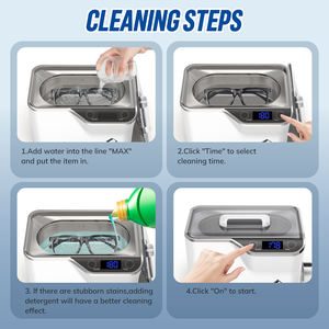 <span class=keywords><strong>Limpiador</strong></span> Ultrasónico <span class=keywords><strong>para</strong></span> Gafas LifeBasis, Máquina de Limpieza Ultrasónica de 600 ml, Mini <span class=keywords><strong>Limpiador</strong></span> Ultrasónico <span class=keywords><strong>para</strong></span> Gafas de Sol, <span class=keywords><strong>Lentes</strong></span> Blandas, Lavadora Ultrasónica Segura - Product Image 5