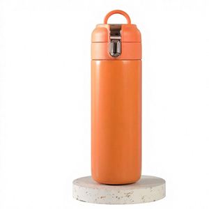 Custom Logo 380ML 420Ml Led Digital 420ML Smart LED Temperature Display Vacuum Thermos Stainless Steel Water <b>Bottle</b> Flask Handle - Product Image 1
