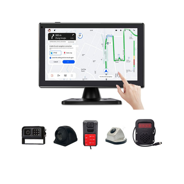 WiFi Android 10 GPS Navigation Dash Cam 4G HD 720P Video ADAS Recorder 360 Degree 4 Channel for Cars Reverse Aid