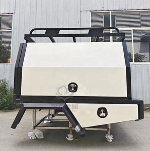 Promotion : Capote et plateau de benne en aluminium sur mesure pour <span class=keywords><strong>Toyota</strong></span> Hilux Ranger avec barres de toit et tiroir intégré - Product Image 4