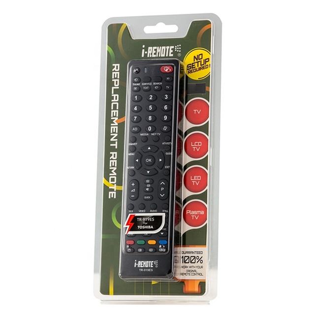 I-REMOTE TR-919ES for TV Remote Control with Silicon Keypad and ABS Plastic Housing 8M Range High Quality in Stock