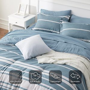 Custom Printing <strong>Royal</strong> <strong>Blue</strong> Comforter Sets 300TC Polyester Simple Luxury King Size <strong>Bedding</strong> for Wedding Hotel Home OEM ODM - Product Image 4