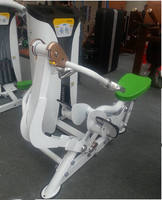 Equipo de Gimnasio Comercial de Servicio Premium: Máquina de Remo Sentado con Peso para Entrenamiento de Pecho y Piernas.