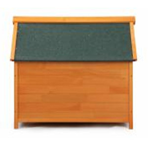 Cabane pour chien en bois avec porche, design moderne, abri pour animaux pas cher, niche extérieure indestructible avec toit - Product Image 3