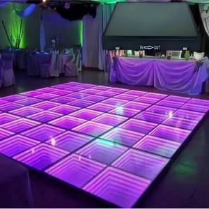 منصة إضاءة ليد باعثة للضوء RGB بتخفيضات كبيرة 15 واط ، أرضية رقص متحركة لحفلات الزفاف وديسكو ، أرضية رقص بإضاءة ليد مغناطيسية - Product Image 4