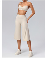 Ensemble de yoga 2 pièces pour femme : Soutien-gorge de sport à bretelles et short taille haute, tenue de sport ultra douce pour la gym et les activités sportives