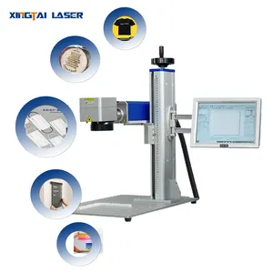 Xingtai Laser produksi profesional laser 30w 50w 70 w CO2 desktop tipe Laser 30W 50W 70 W CO2 menandai mesin untuk kayu