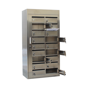 Smart Large Outdoor Parcel Delivery Box with Digital Lock American Apartment Mailbox newspaper hole design letterbox