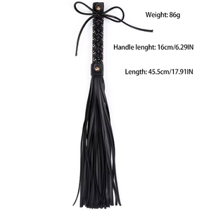Látigo SM Juego <span class=keywords><strong>de</strong></span> rol Castigo Accesorios sexuales Pajarita Mango <span class=keywords><strong>de</strong></span> uñas único Látigos <span class=keywords><strong>de</strong></span> cuero para mujeres Producto SM Productos sexuales Beat - Product Image 6
