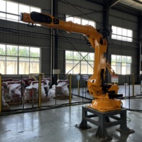 Robot de palettisation automatique personnalisé, bras robotique industriel pour la palettisation de cartons, sacs, boîtes et la manutention des matériaux