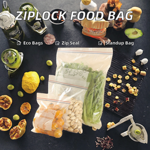 PE Self Sealing Transparent Stand Pouch for Food <b>Packaging</b> Gravure Printing 3mm Thickness Recyclable Bulk Wholesale <b>Plastic</b> Bags - Product Image 2